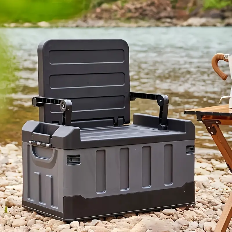 Garden Storage Box - 60L Outdoor Foldable PP Storage Box