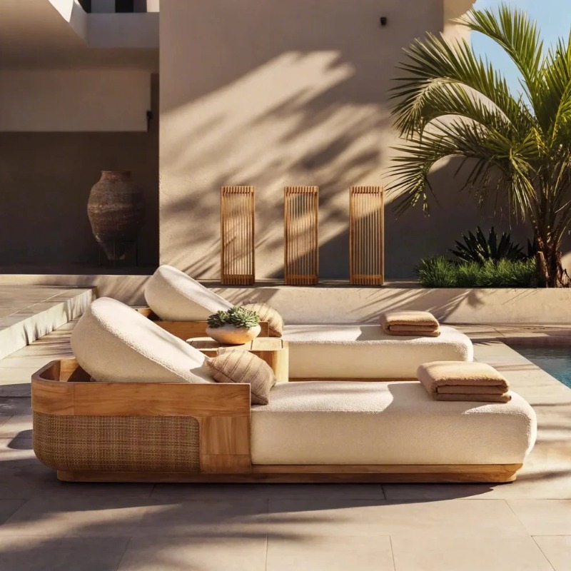 Sun Beach Lounge Chair & Daybe - Outdoor Furniture Lounge Set review and price