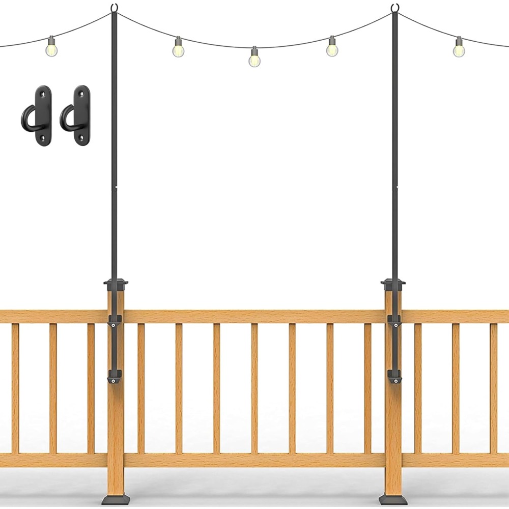 2 pack string light poles - st - Outdoor Furniture Set review and price