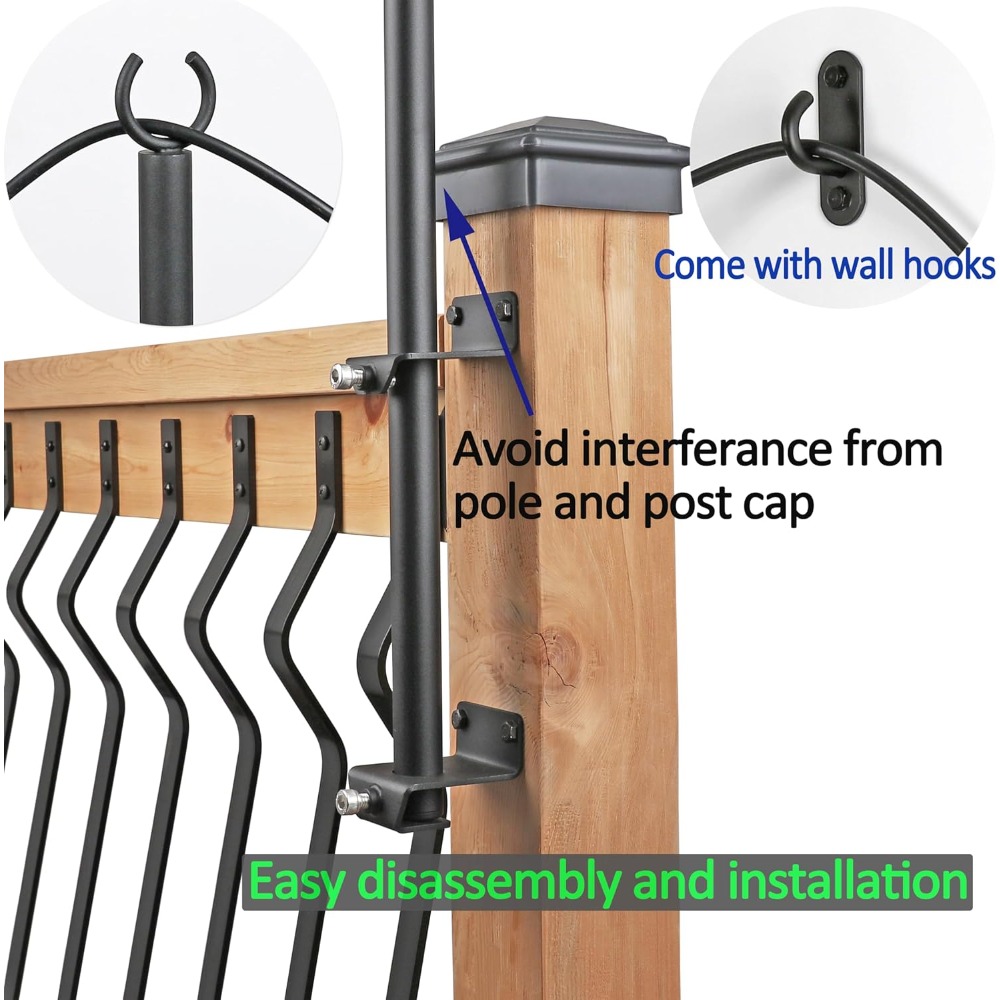 2 pack string light poles - st - Outdoor Furniture Set review and price