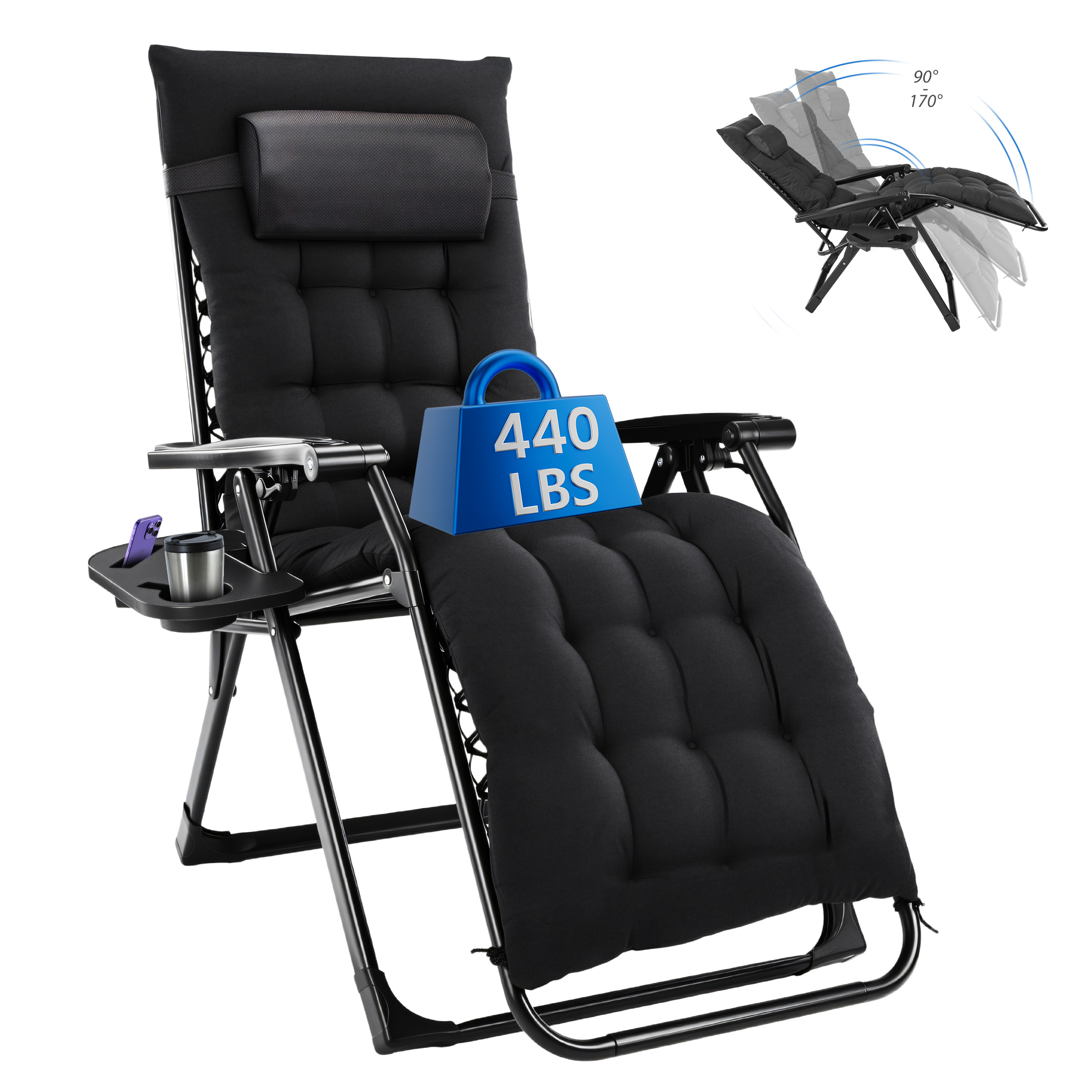MCQ Zero Gravity Cushioned Lou - Outdoor Furniture Lounge Set review and price
