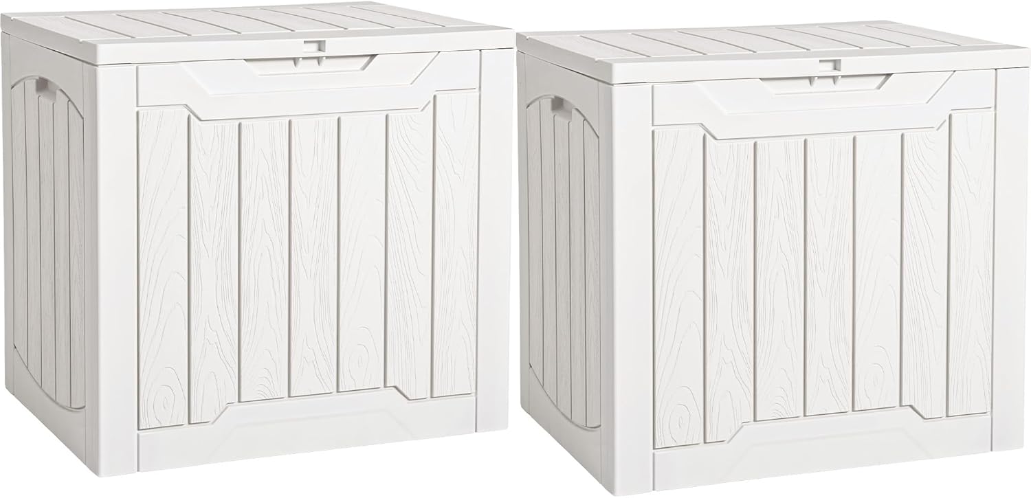 31 Gallon Deck Box Set of 2 Lo - Garden Storage Box review and price