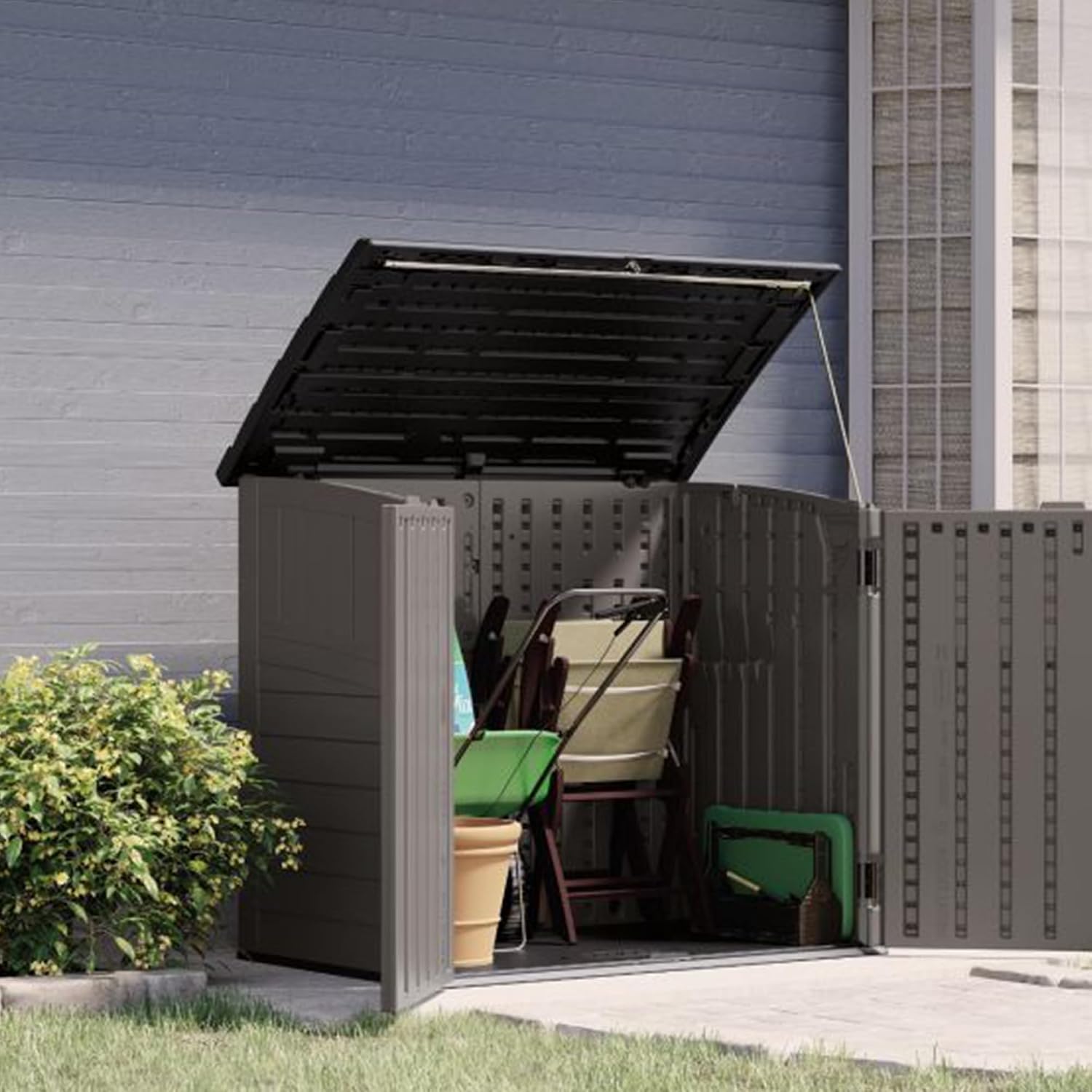 Outdoor Storage Shed For Backy - Garden Storage Box review and price