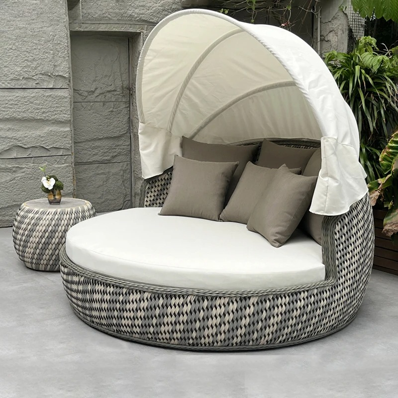 Daybed,Anti-UV Rustproof Round - Outdoor Furniture Lounge Set review and price
