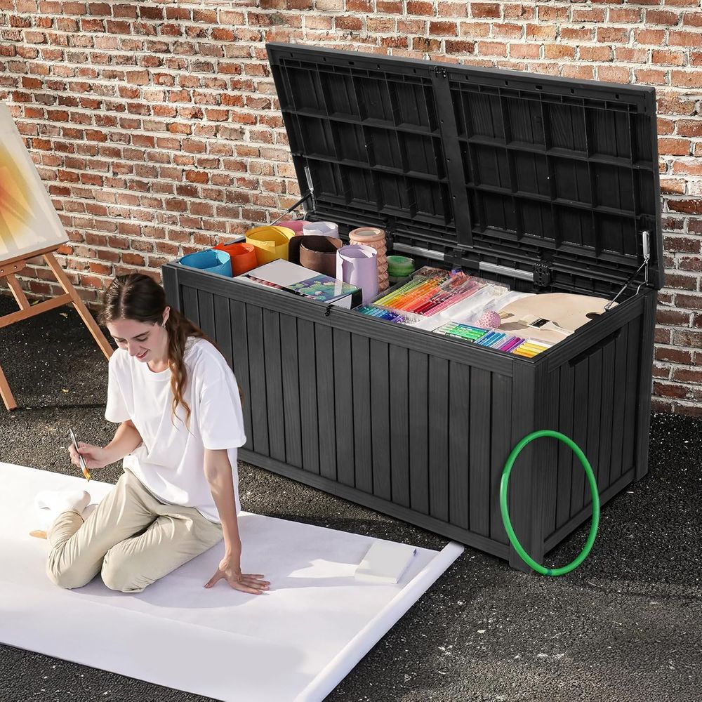 220 Gallon Extra-Large Patio D - Garden Storage Box review and price