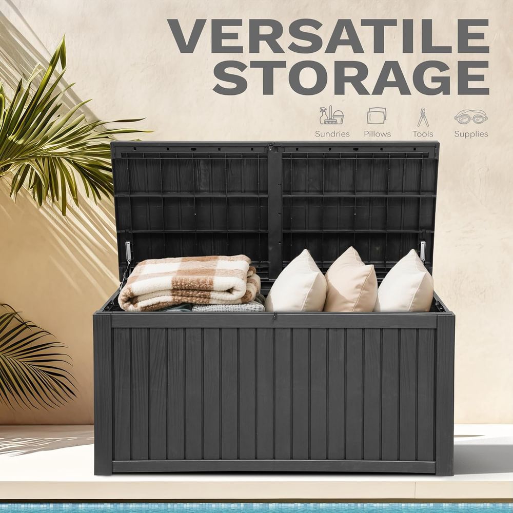 220 Gallon Extra-Large Patio D - Garden Storage Box review and price
