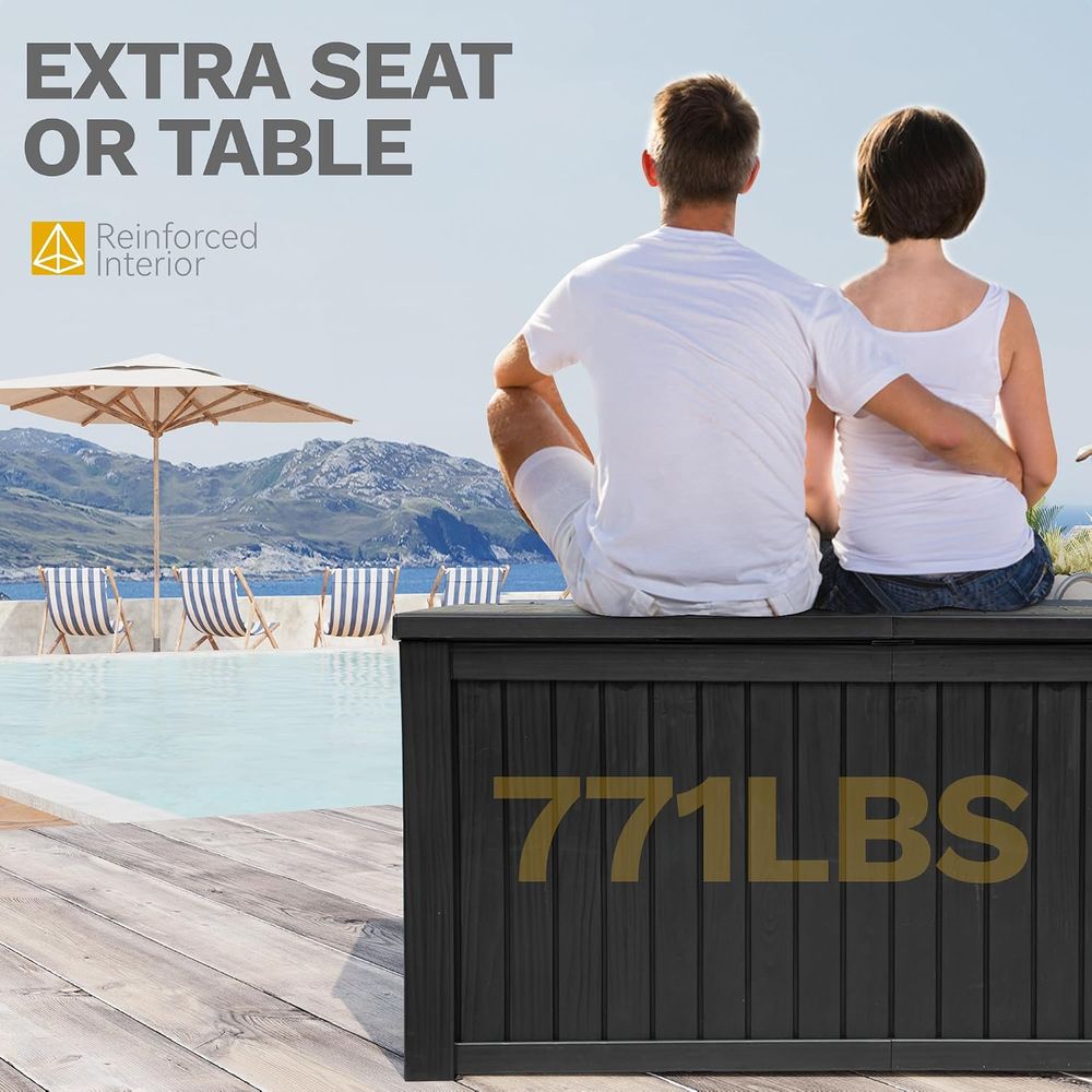 220 Gallon Extra-Large Patio D - Garden Storage Box review and price