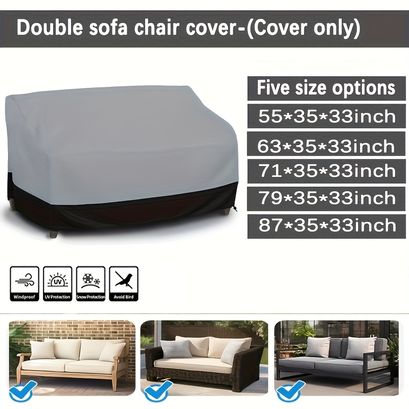 Gray 3 Seater Sofa Cover Patio - Outdoor Furniture Manufacturer review and price