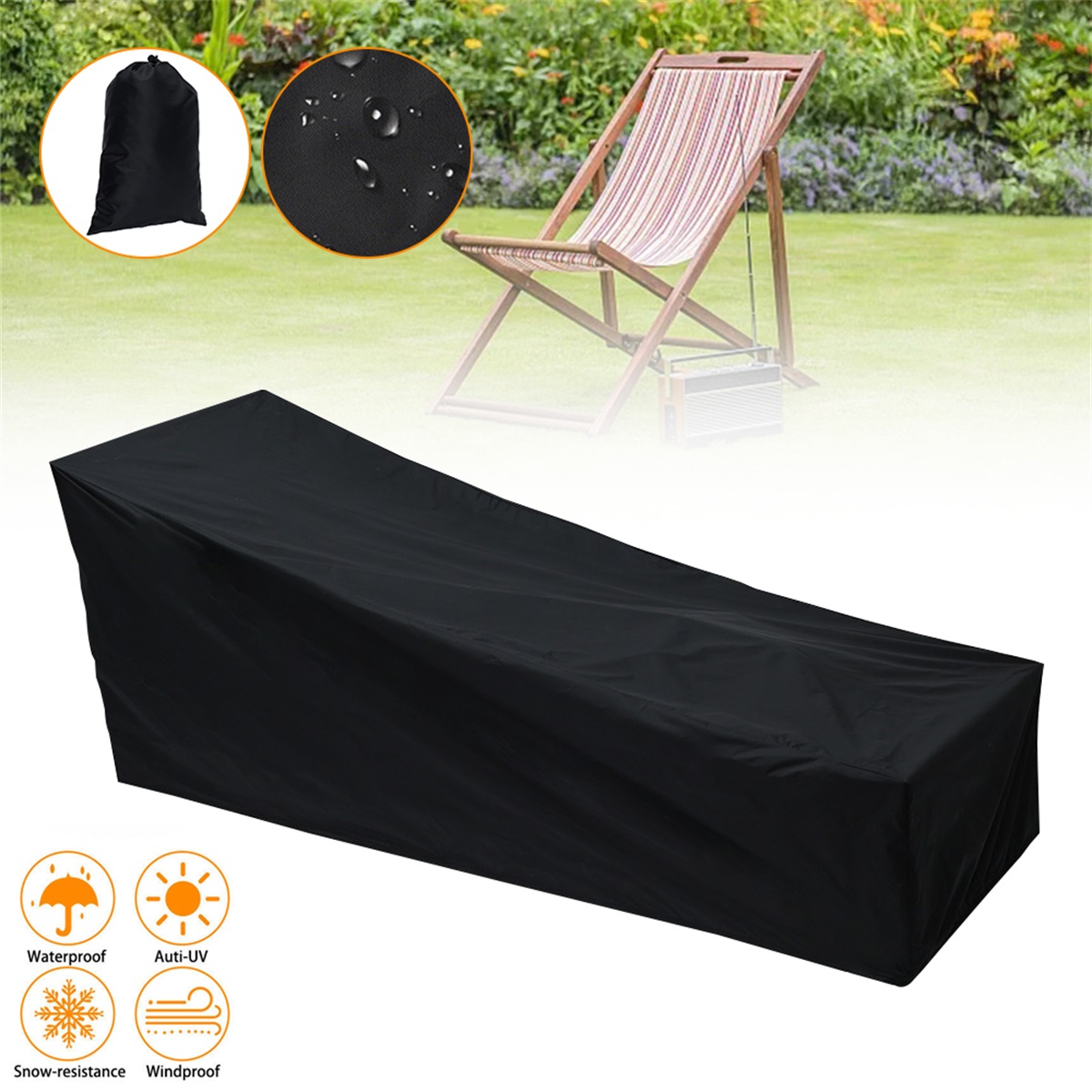 Outdoor Garden Sunbed Cover Su - Outdoor Furniture Lounge Set review and price