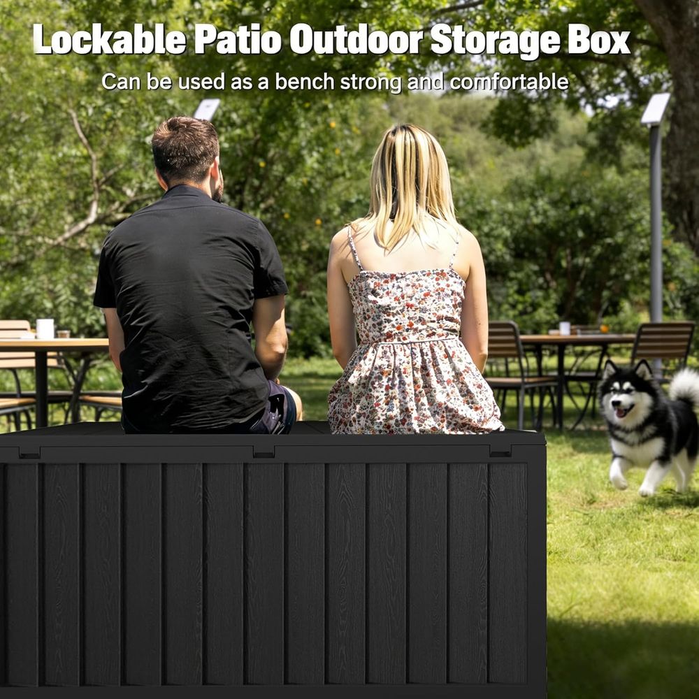 75 Gallon Outdoor Storage Box  - Garden Storage Box review and price