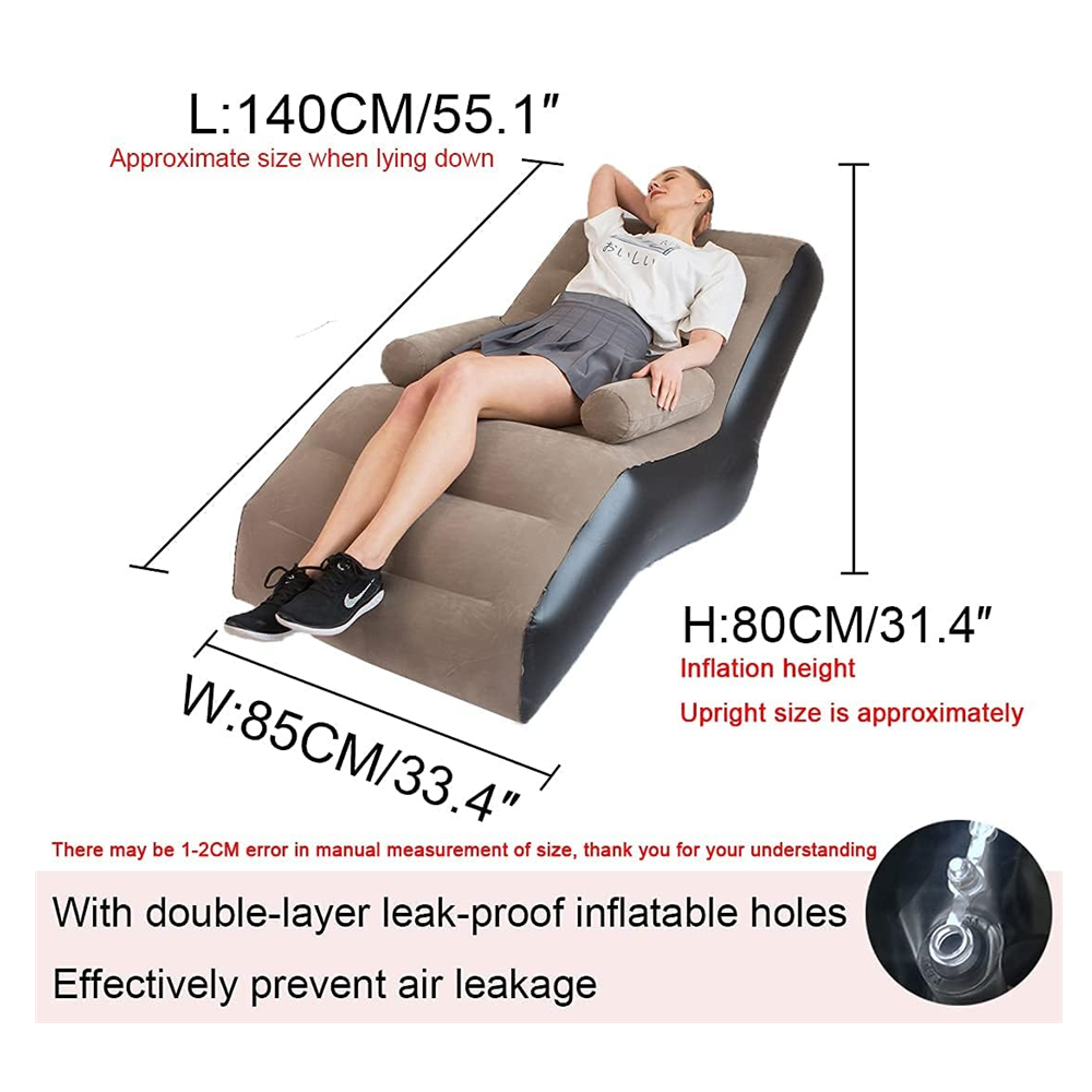 Folding Lazy Sofa,Inflatable L - Outdoor Furniture Lounge Set review and price