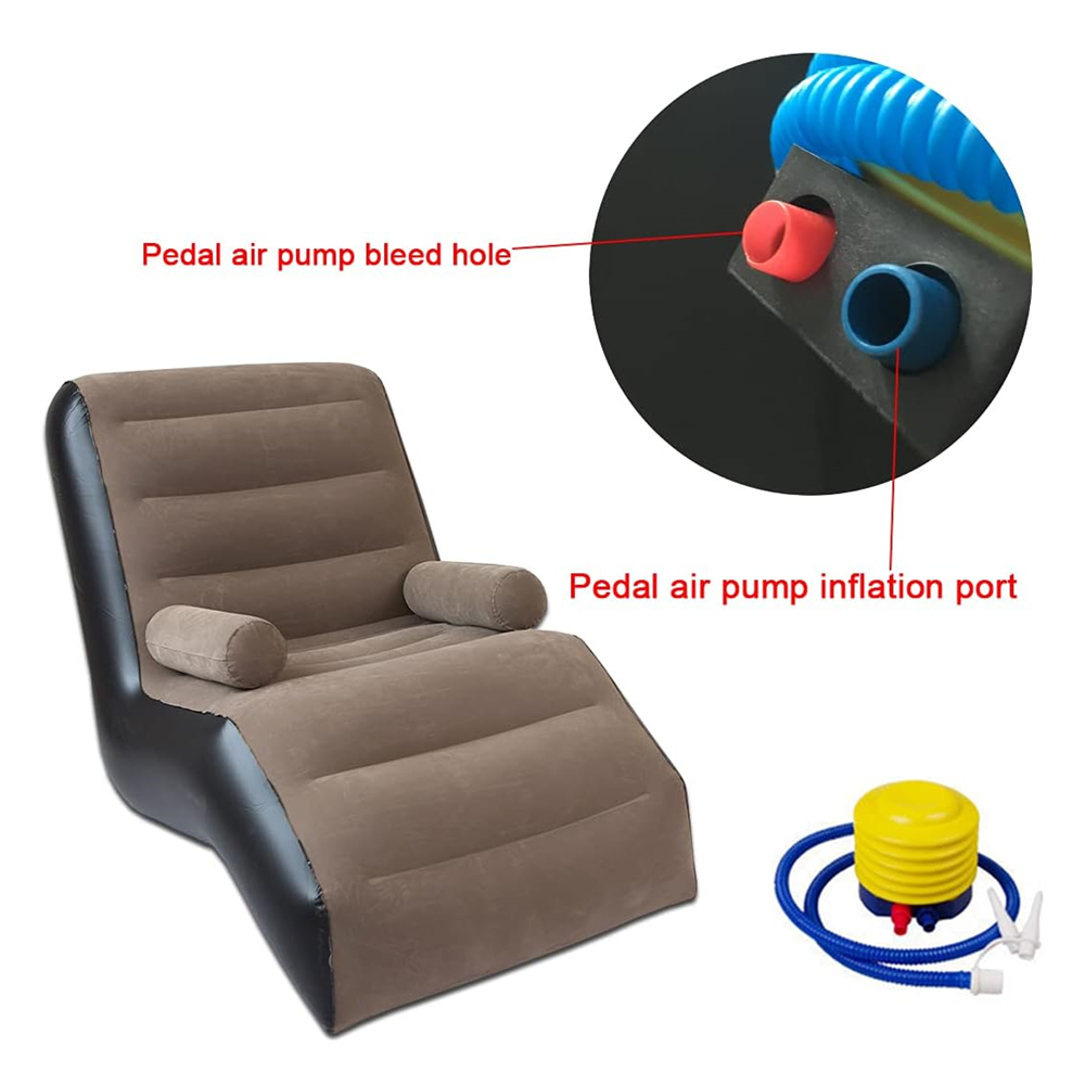 Folding Lazy Sofa,Inflatable L - Outdoor Furniture Lounge Set review and price