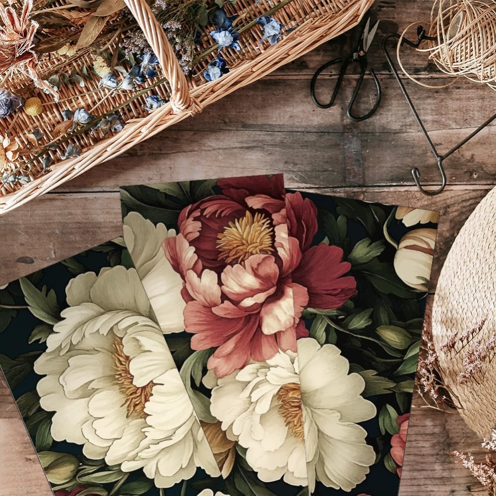 3pcs/Set September Peony Rub o - Outdoor Furniture Manufacturer review and price